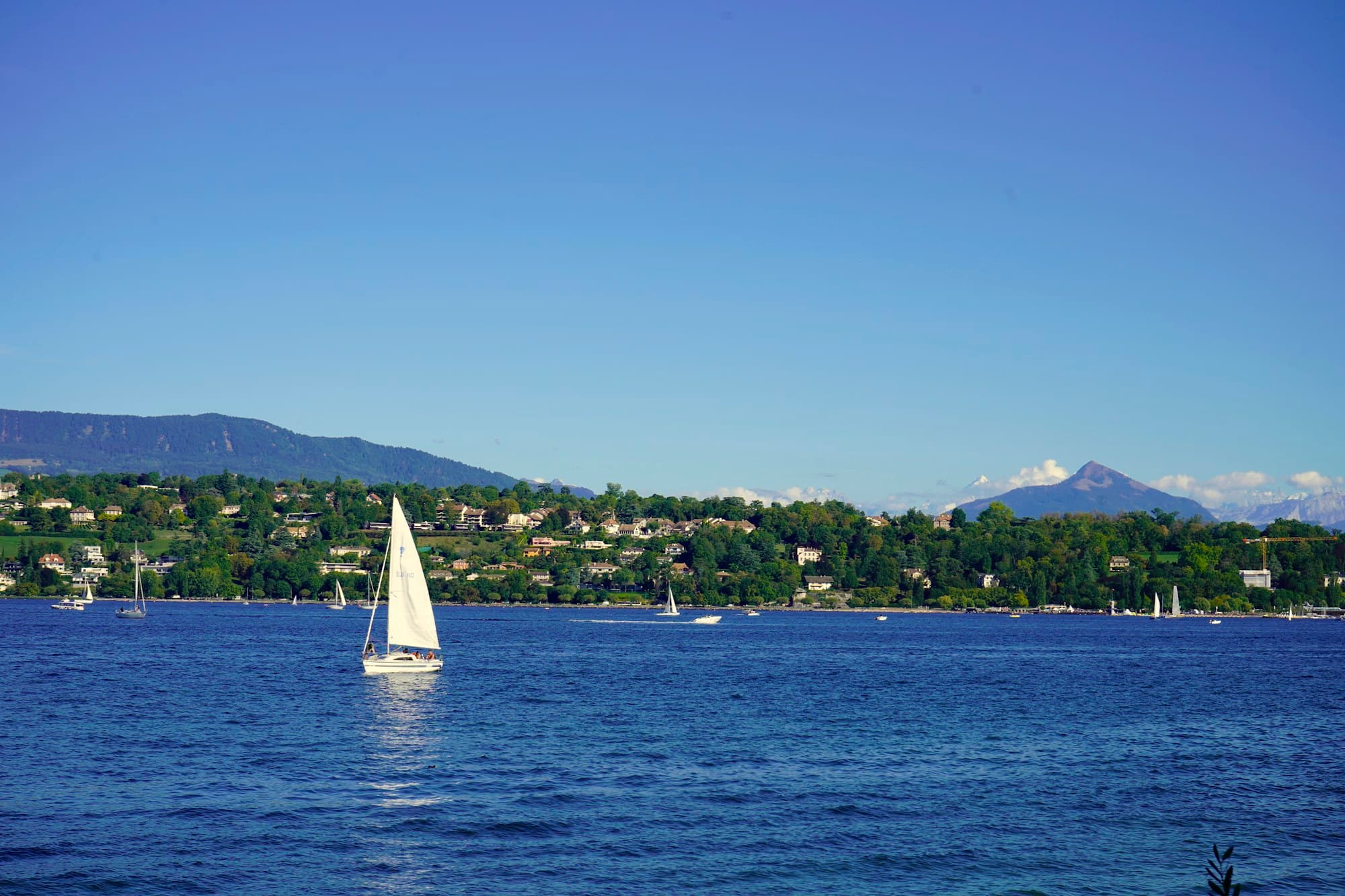 Anières, leben am See