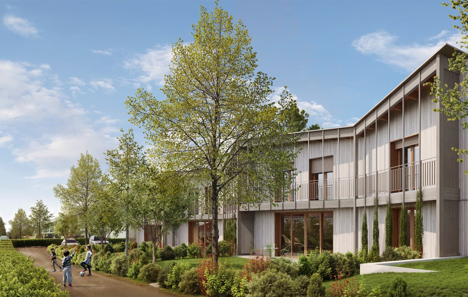 02 · allée arborée · visualisation, visualisation d'architecte